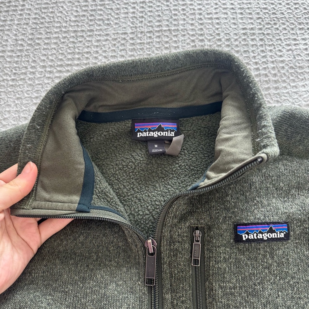 Patagonia green quarterzip - Picture 3 of 3